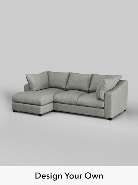 Chunky Boucle Easy Clean/Mid Grey The Sumptuous Deep Relaxed Sit (H78860) | £2,150