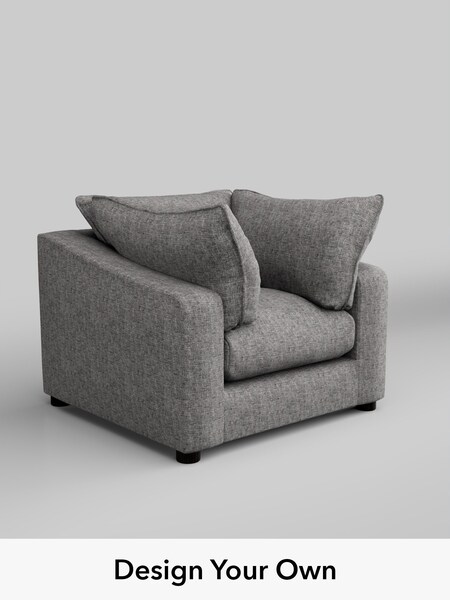 Chunky Boucle Easy Clean/Light Grey The Sumptuous Deep Relaxed Sit (H78861) | £1,225