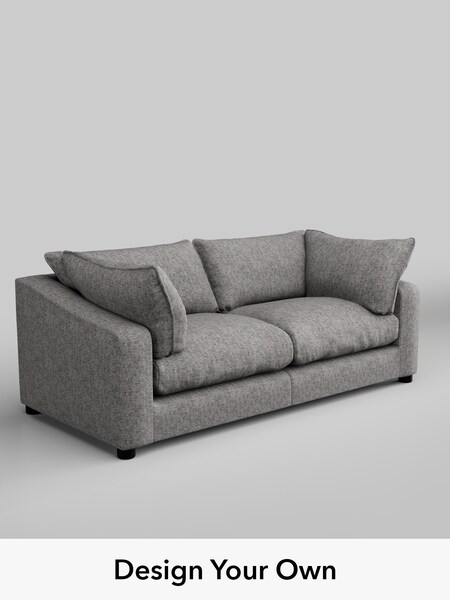 Chunky Boucle Easy Clean/Light Grey The Sumptuous Deep Relaxed Sit (H78861) | £1,625