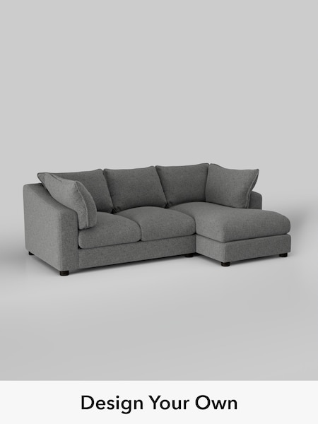 Chunky Chenille/Dark Grey The Sumptuous Deep Relaxed Sit (H78872) | £2,150