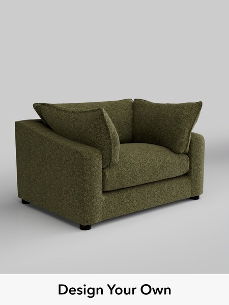 Chunky Chenille/Dark Moss Green The Sumptuous Deep Relaxed Sit (H78875) | £1,325
