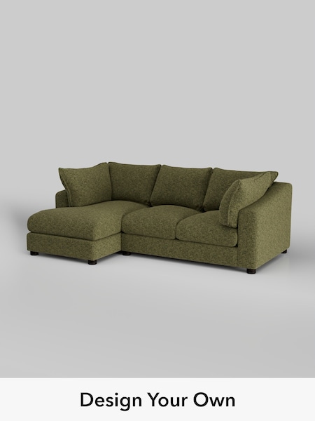 Chunky Chenille/Dark Moss Green The Sumptuous Deep Relaxed Sit (H78875) | £2,150