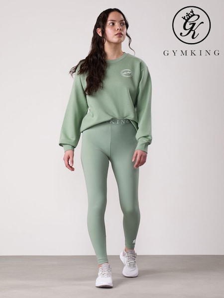 Gym King Green Origin Sweatshirt (H78924) | £35