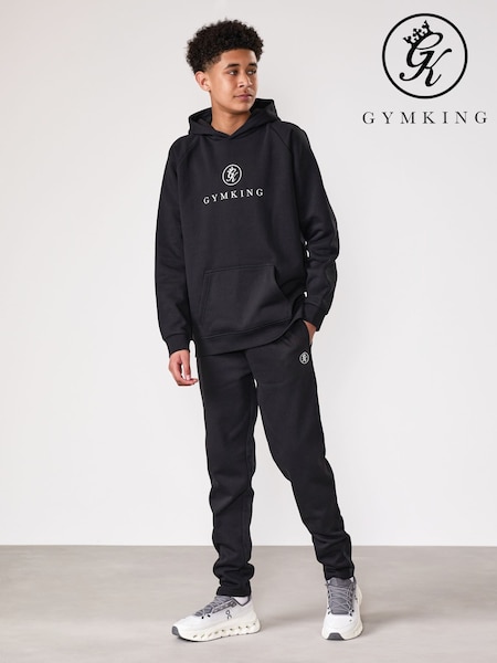 Gym King Black Pro Hoodie (H78933) | £35
