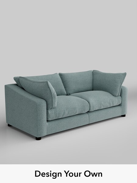 Chunky Chenille/Light Teal Green The Sumptuous Deep Relaxed Sit (H79007) | £1,625