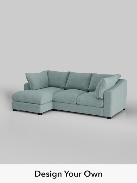 Chunky Chenille/Light Teal Green The Sumptuous Deep Relaxed Sit (H79007) | £2,150