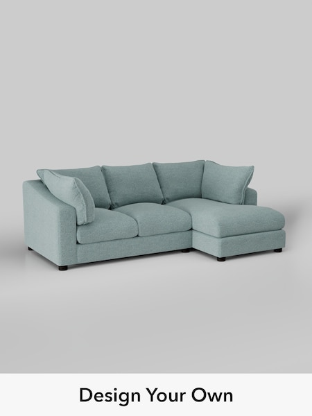 Chunky Chenille/Light Teal Green The Sumptuous Deep Relaxed Sit (H79007) | £2,150