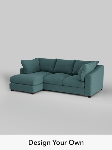 Chunky Chenille/Mid Teal Green The Sumptuous Deep Relaxed Sit (H79012) | £2,150