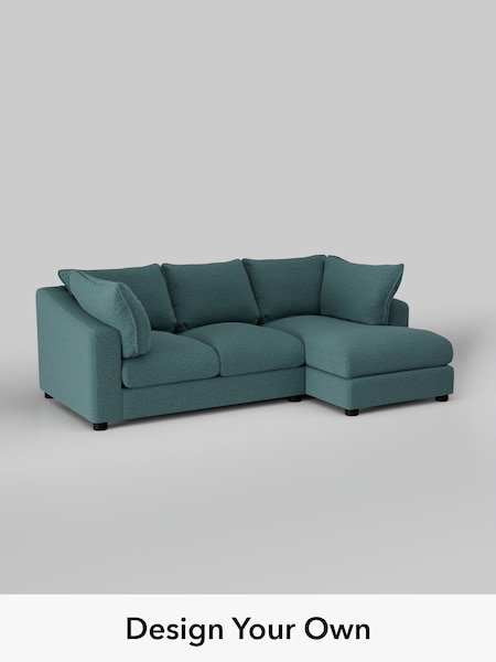 Chunky Chenille/Mid Teal Green The Sumptuous Deep Relaxed Sit (H79012) | £2,150