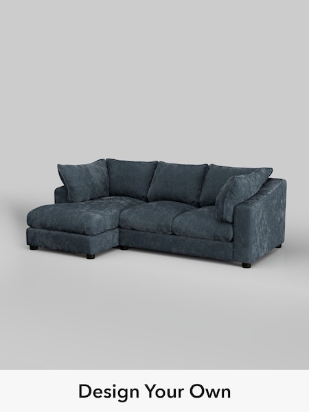 Distressed Velour/Midnight Blue The Sumptuous Deep Relaxed Sit (H79147) | £2,150