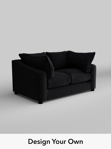 Fine Chenille Easy Clean/Black The Sumptuous Deep Relaxed Sit (H79161) | £1,425