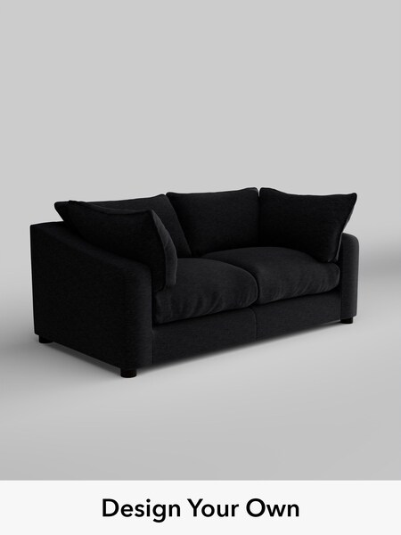 Fine Chenille Easy Clean/Black The Sumptuous Deep Relaxed Sit (H79161) | £1,525