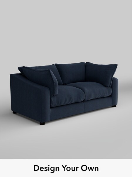 Fine Chenille Easy Clean/Dark Navy Blue The Sumptuous Deep Relaxed Sit (H79177) | £1,525