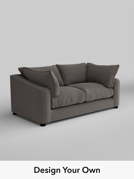 Fine Chenille Easy Clean/Dark Smoke Grey The Sumptuous Deep Relaxed Sit (H79181) | £1,525