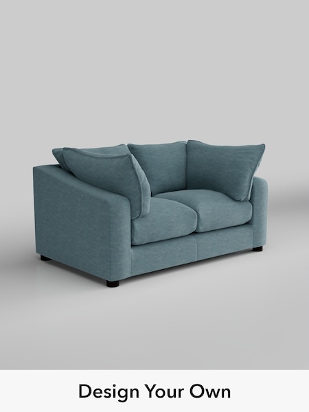 Fine Chenille Easy Clean/Mid Blue The Sumptuous Deep Relaxed Sit (H79190) | £1,425