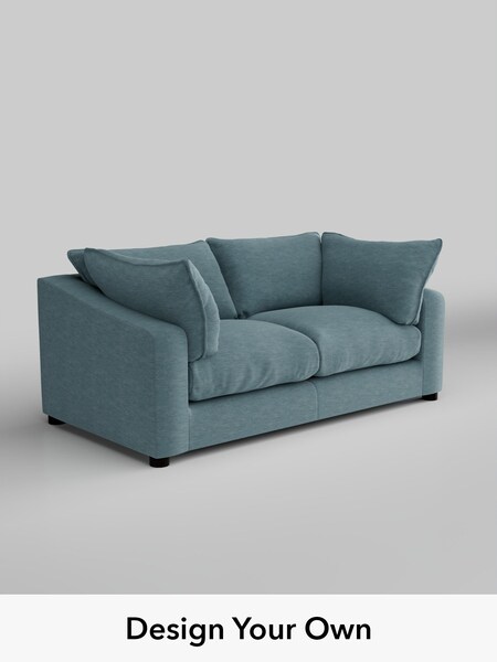 Fine Chenille Easy Clean/Mid Blue The Sumptuous Deep Relaxed Sit (H79190) | £1,525
