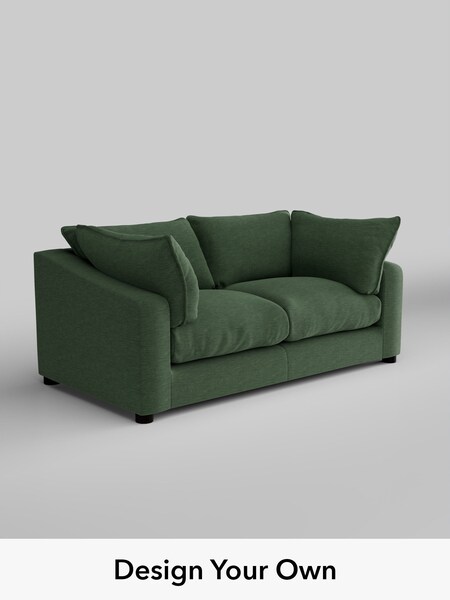 Fine Chenille Easy Clean/Mid Khaki Green The Sumptuous Deep Relaxed Sit (H79194) | £1,525