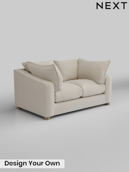 Fine Chenille Easy Clean/Oyster The Sumptuous Deep Relaxed Sit (H79211) | £1,425