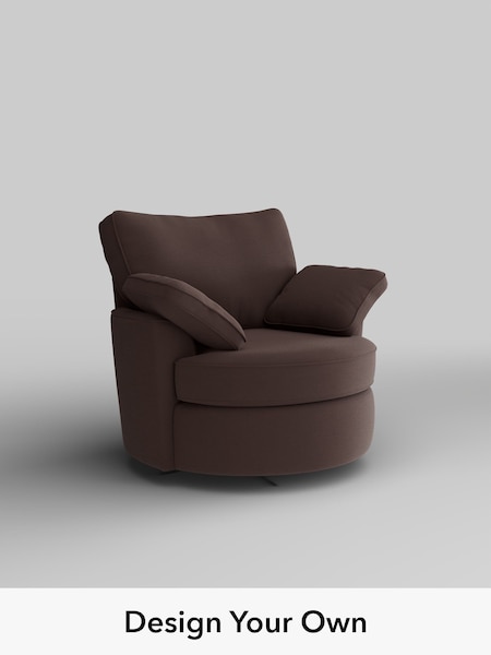 Fine Chenille Easy Clean/Chocolate Brown Stamford (H79223) | £1,075