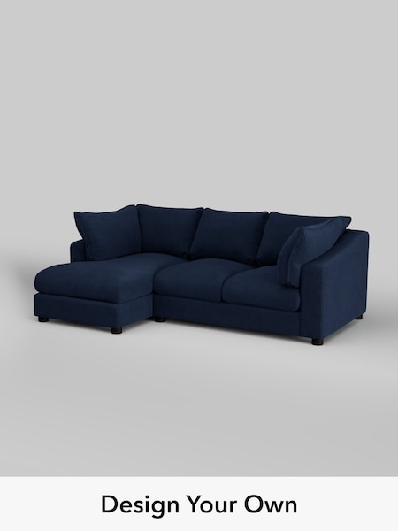 Luxe Chenille/Navy Blue The Sumptuous Deep Relaxed Sit (H79278) | £2,250