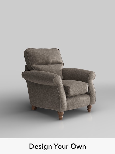 Plush Chenille/Mink Brown Ashford Highback (H79281) | £850