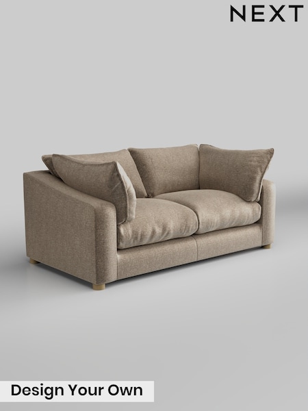 Plush Chenille/Mid Natural The Sumptuous Deep Relaxed Sit (H79284) | £1,525