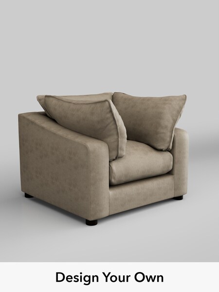 Monza Faux Leather Easy Clean/Mink Brown The Sumptuous Deep Relaxed Sit (H79287) | £1,225