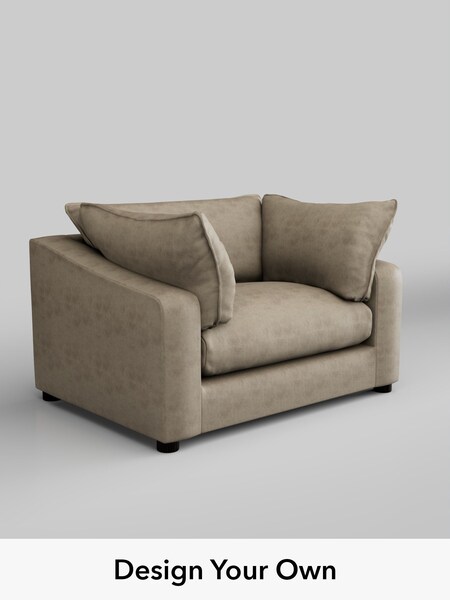 Monza Faux Leather Easy Clean/Mink Brown The Sumptuous Deep Relaxed Sit (H79287) | £1,325