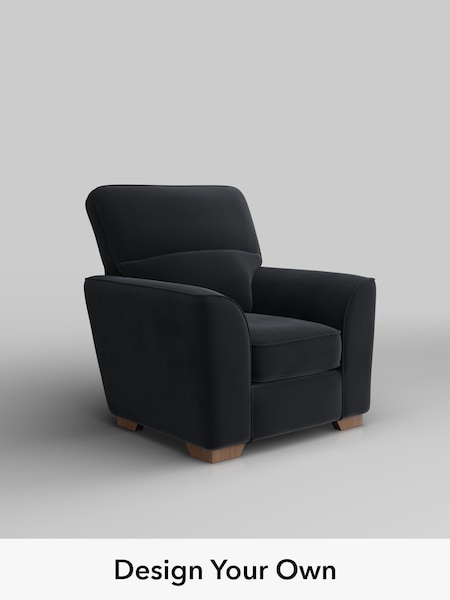 Plush Velvet Easy Clean/Charcoal Grey Stamford Highback (H79314) | £725