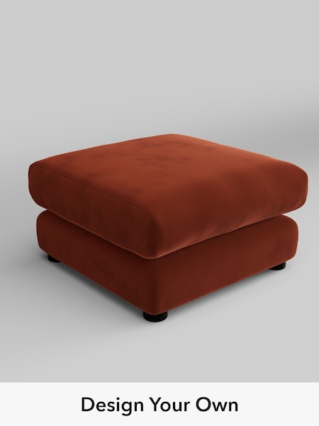 Plush Velvet Easy Clean/Ginger Orange The Sumptuous Deep Relaxed Sit (H79323) | £575
