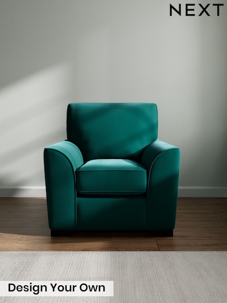 Plush Velvet Easy Clean/Juniper Green Stamford (H79324) | £675
