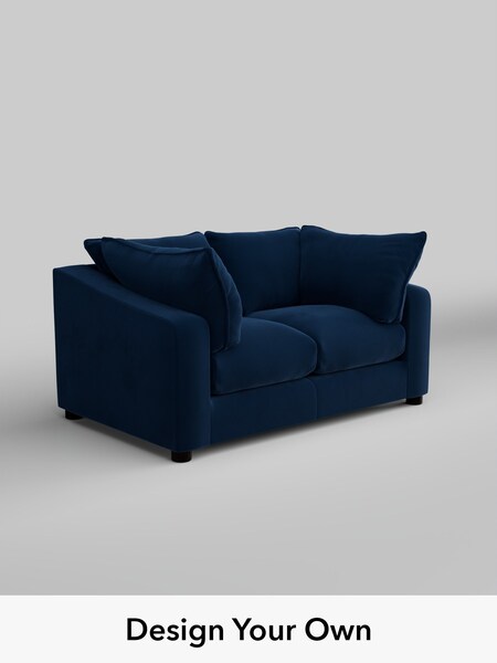 Plush Velvet Easy Clean/Navy Blue The Sumptuous Deep Relaxed Sit (H79330) | £1,425