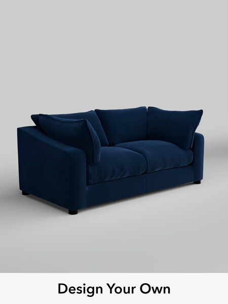 Plush Velvet Easy Clean/Navy Blue The Sumptuous Deep Relaxed Sit (H79330) | £1,525