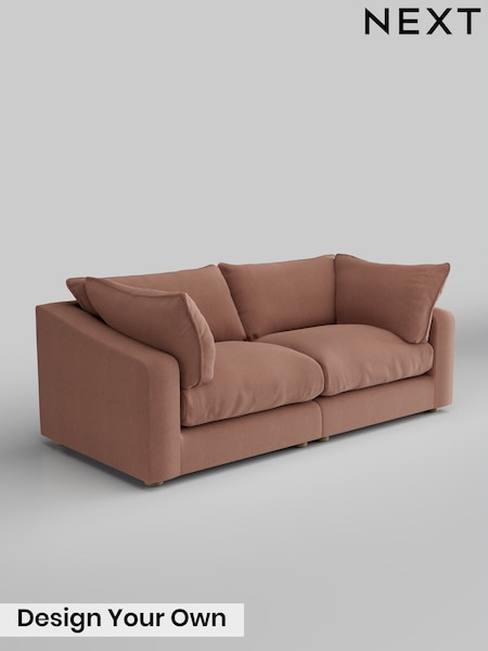 Relaxed Linen Look/Light Rust Brown The Sumptuous Deep Relaxed Sit (H79341) | £1,625