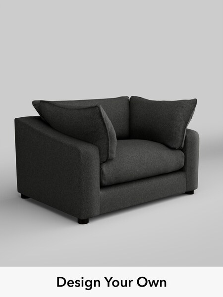 Tweedy Blend Easy Clean/Charcoal Grey The Sumptuous Deep Relaxed Sit (H79376) | £1,225