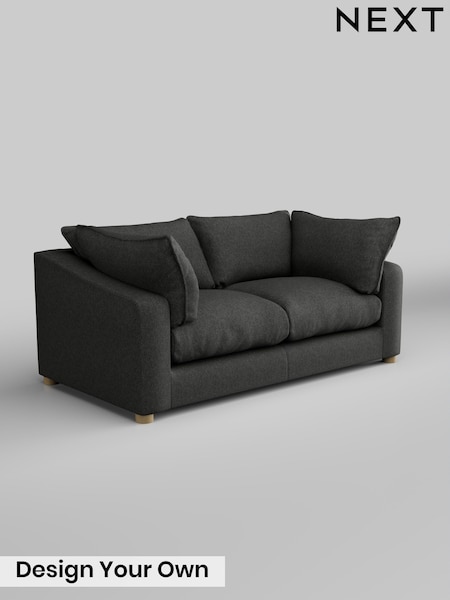 Tweedy Blend Easy Clean/Charcoal Grey The Sumptuous Deep Relaxed Sit (H79376) | £1,425