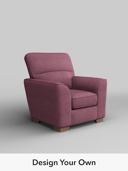 Tweedy Blend Easy Clean/Mid Mulberry Purple Stamford Highback (H79380) | £625