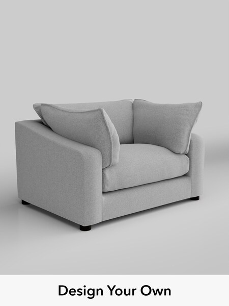 Tweedy Blend Easy Clean/Light Silver Grey The Sumptuous Deep Relaxed Sit (H79381) | £1,225