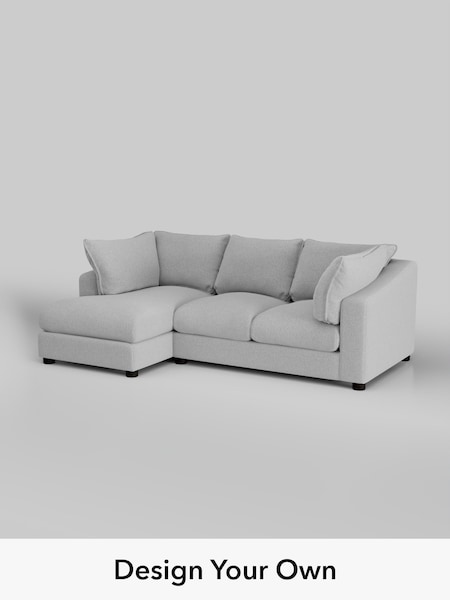 Tweedy Blend Easy Clean/Light Silver Grey The Sumptuous Deep Relaxed Sit (H79381) | £2,050