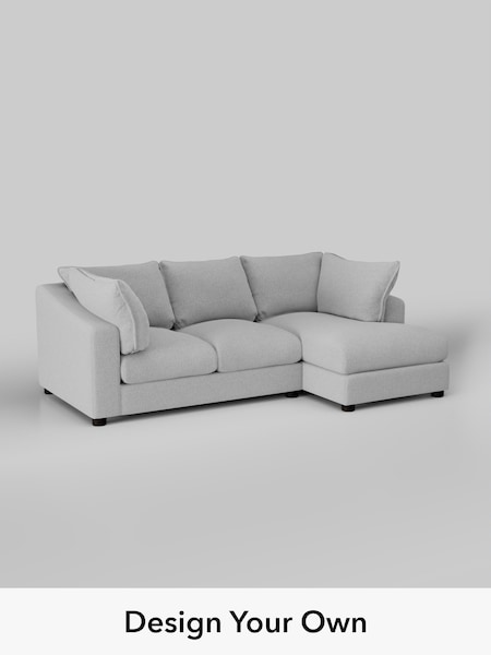 Tweedy Blend Easy Clean/Light Silver Grey The Sumptuous Deep Relaxed Sit (H79381) | £2,050