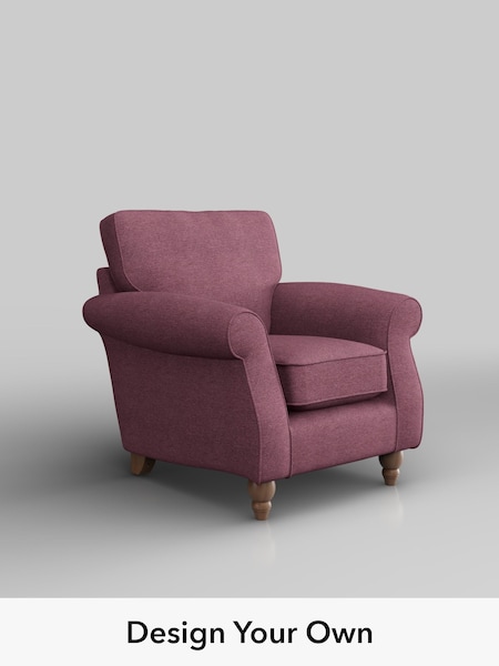 Tweedy Blend Easy Clean/Mid Mulberry Purple Ashford (H79393) | £699
