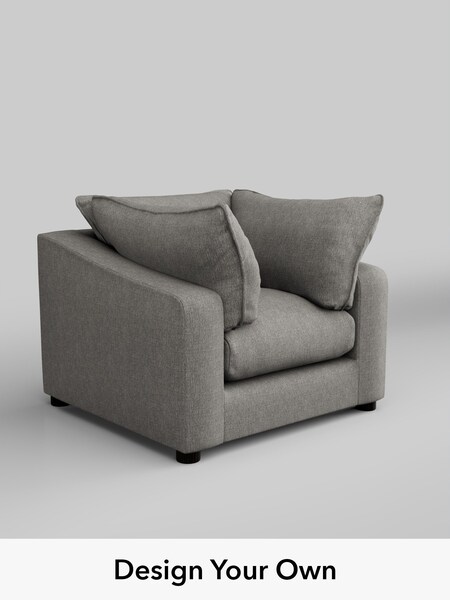 Tweedy Chenille/Mid Grey The Sumptuous Deep Relaxed Sit (H79428) | £1,125