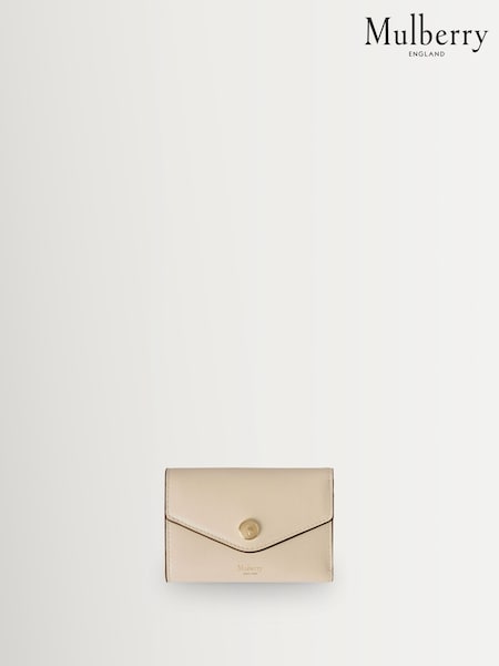 Mulberry Eggshell Folded Multi-Card Wallet (H79548) | £265
