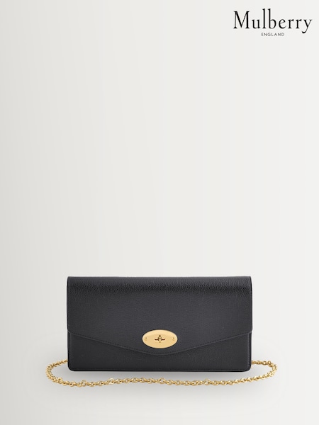 Mulberry Black/Gold Darley Clutch Bag (H79563) | £595