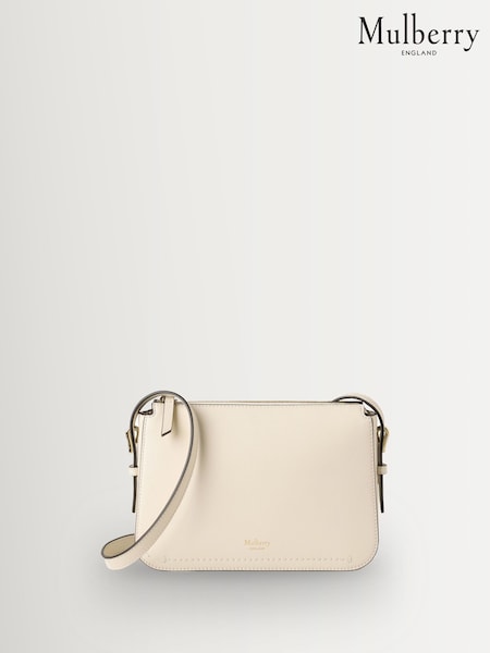 Mulberry Eggshell Clovelly Pouch Micro Classic Grain Bag (H79579) | £595