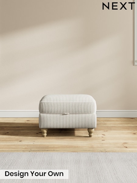 Chenille Stripe/Moss Green Ashford Highback (H79596) | £499