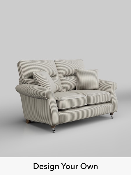 Chenille Stripe/Moss Green Ashford Highback (H79596) | £1,225