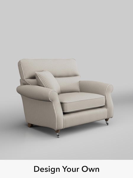 Chenille Stripe/Natural Ashford Highback (H79599) | £1,025