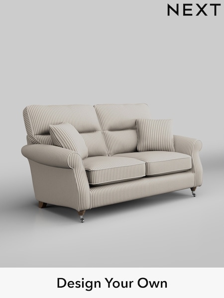 Chenille Stripe/Natural Ashford Highback (H79599) | £1,325