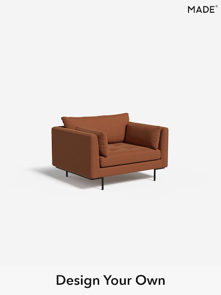 Made Weave/Dark Terracotta Orange Harlow By Made (H79785) | £825
